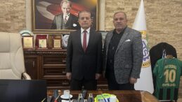 Yusuf Değirmenci’nin Ticaret Odası Başkanı Necmettin Zaroğlun’a Ziyaret