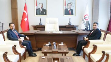VALİ MASATLI’DAN, REKTÖR DURUEL’E HAYIRLI OLSUN ZİYARETİ