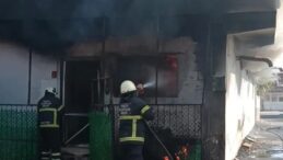 Reyhanlı’da yangın paniği! Ev kullanılamaz hale geldi