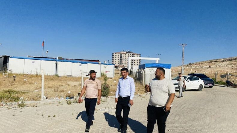 İlçe Kaymakamı Sayın Muharrem Coşgun’dan Geçici Konaklama Merkezlerine Ziyaret