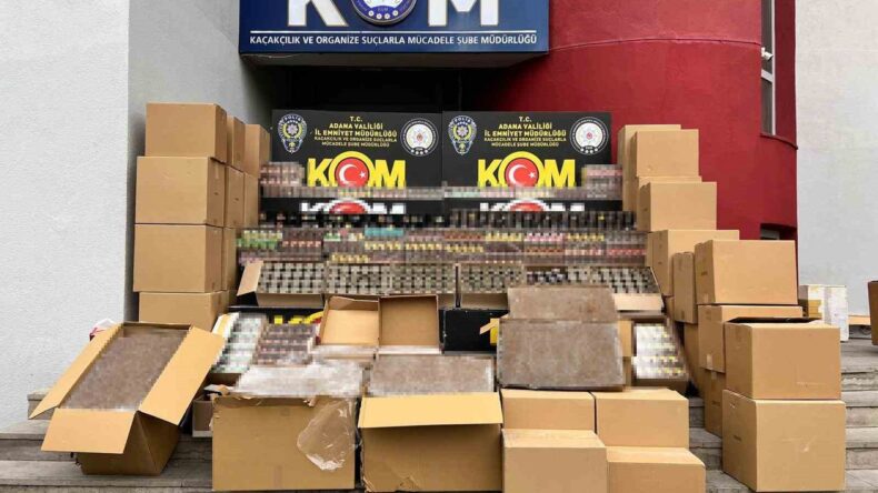 Adana’da Binlerce Kaçak Tütün Ürünü Ele Geçirildi: 2 Kişi Tutuklandı