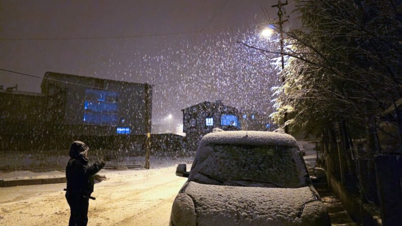 Adana’nın Yüksek Kesimlerinde Kar Etkili Oldu