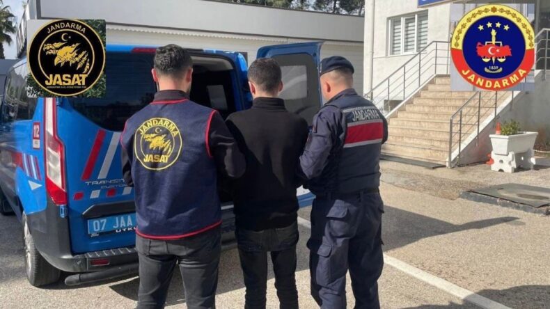 Antalya’da 25 Yıl 15 Gün Hapis Cezası Olan Firari Yakalandı