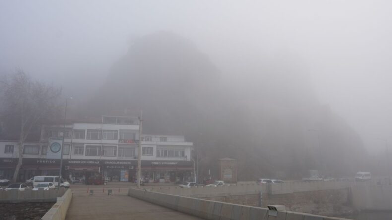 Çorum’da Sis Etkili Oldu