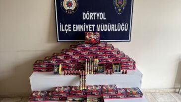 Hatay’da Polis Piroteknik Maddelere Yönelik Denetim Gerçekleştirdi