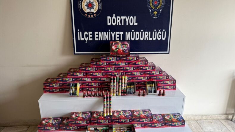 Hatay’da Polis Piroteknik Maddelere Yönelik Denetim Gerçekleştirdi
