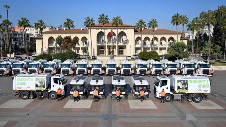 Mersin Büyükşehir Belediyesi, Temizlik Filosuna 22 Yeni Yol Süpürme Aracı Ekledi