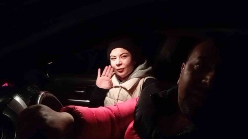 Mersin’de Karlı Yolda Mahsur Kalan Çift Kurtarıldı