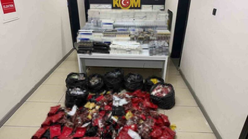 Mersin’de Sigara Kaçakçılarına Operasyon: 4 Tutuklama