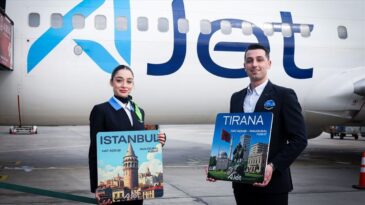 AJet’in Tiran Seferleri Başladı