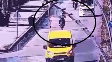 Akan Trafiğe Aldırış Etmeden Ön Kaldıran Sürücüye 46 Bin TL Ceza