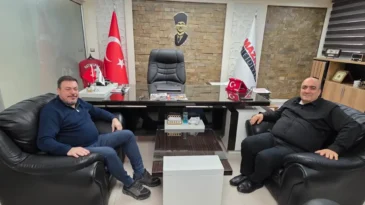 Başkan Aydın’dan HGC Başkanı Mazmanoğlu’na Nezaket Ziyareti