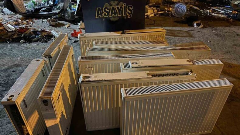 İskenderun’da Kalorifer Peteği Hırsızları Yakalandı