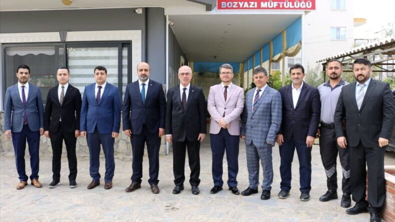 Mersin Müftüsü Mustafa Topal’dan Bozyazı Müftülüğüne Ziyaret
