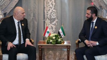 Suriye ve Lübnan Liderleri Sınır Kontrolünü Görüştü