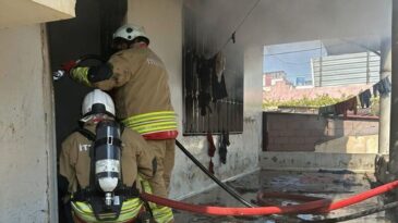 Reyhanlı’da Yangın: Alevlere Teslim Olan Ev Söndürüldü