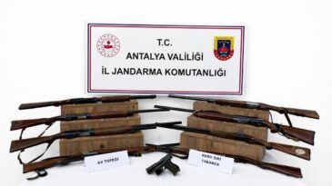 Jandarma’dan Ruhsatsız Silah Operasyonu