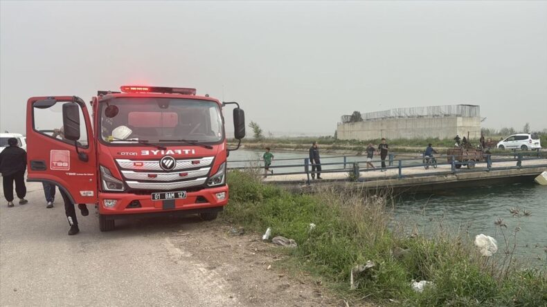 Adana’da sulama kanalında kaybolan genç için arama çalışması başlatıldı