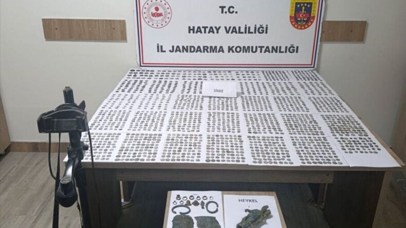 1988 sikke ve tarihi eserler ele geçirildi