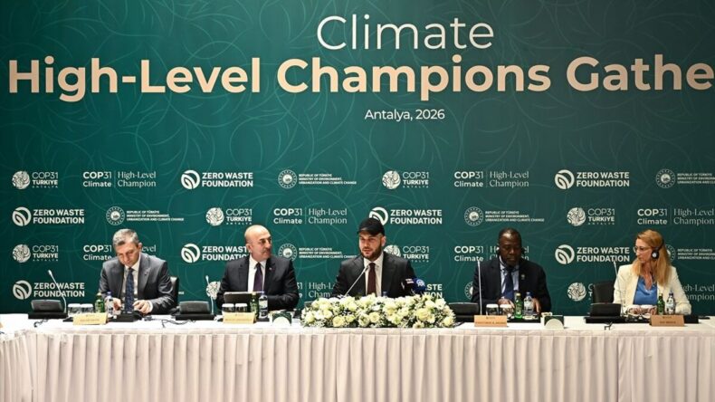 Antalya’da COP31 Yüksek Düzeyli İklim Şampiyonları Toplantısı Düzenlendi