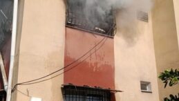 Dörtyol’da apartman dairesi alevlere teslim oldu