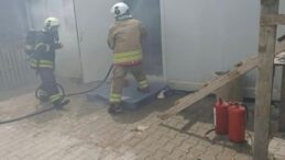 Antakya’da Konteyner Yangını