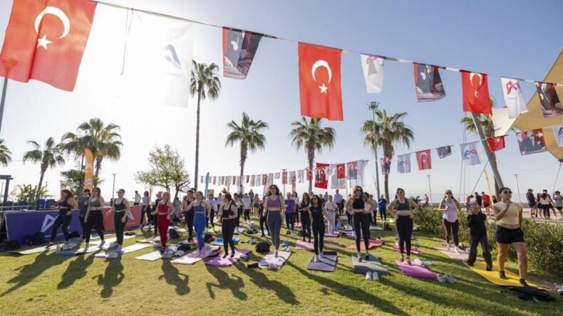 Mersin’de Bahar Spor Şenliğine Yoğun İlgi