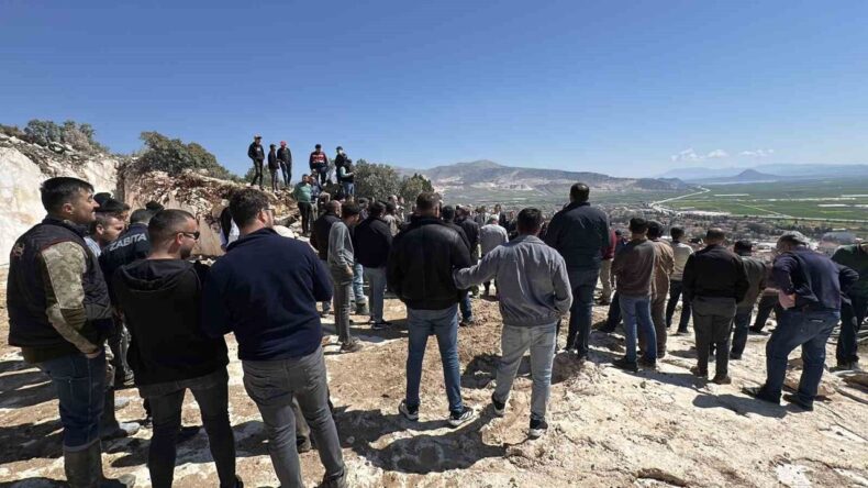 Karamanlı’da vatandaşlar mermer ocağına karşı ayaklandı