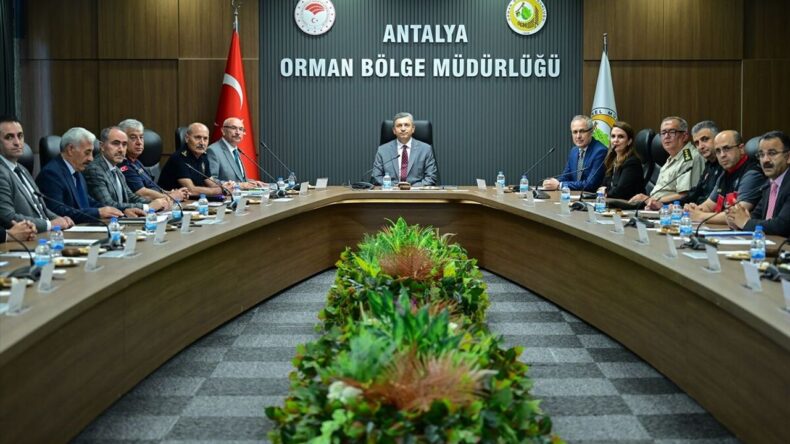 Antalya İli Orman Yangınlarını Önleme Planı Yürürlüğe Girecek