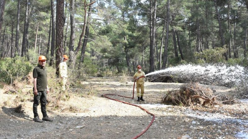 Antalya’da Orman Yangınlarına Karşı Tatbikat Yapıldı