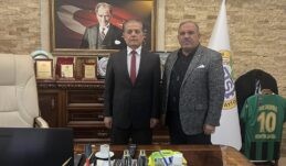 Yusuf Değirmenci’nin Ticaret Odası Başkanı Necmettin Zaroğlun’a Ziyaret