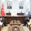 VALİ MASATLI’DAN, REKTÖR DURUEL’E HAYIRLI OLSUN ZİYARETİ