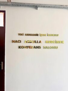 Hacı Abdulla Mercimek Konferans Salonu Hizmete Açıldı