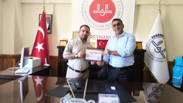 İlçe Vaizi Yusuf Keser’e Başarı Belgesi Takdim Edildi
