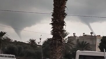 Akdeniz’de Çifte Hortum Oluştu