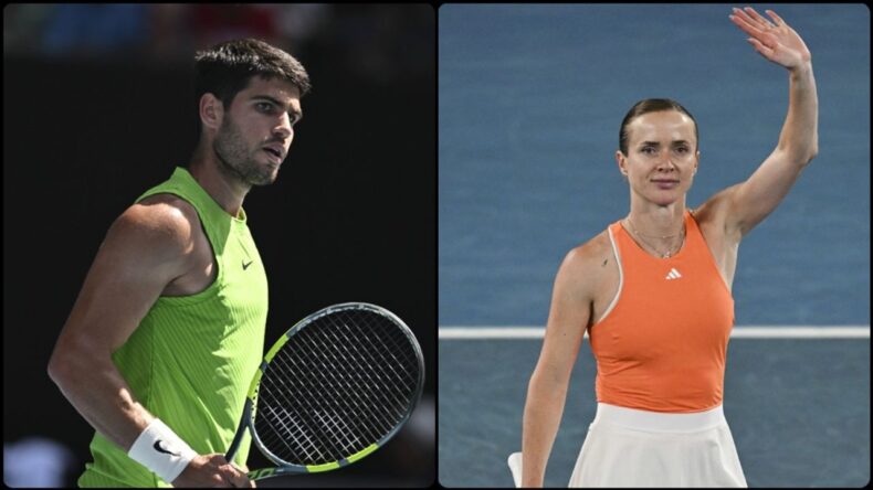 Avustralya Açık’ta Alcaraz ve Svitolina Yarı Finale Kaldı