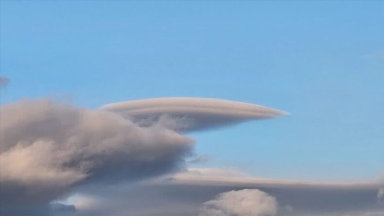 Çankırı Semalarında Mercek Bulutu Görüldü