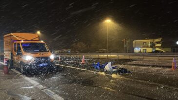 Edirne’de Kar Yağışı Başladı