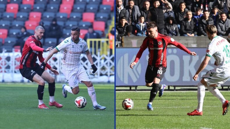 Gaziantep FK ve Konyaspor 1-1 Berabere Kaldı