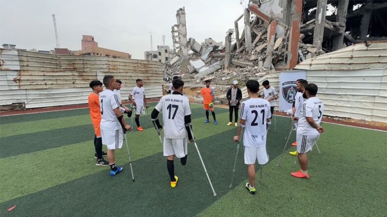 Gazze’deki Ampute Futbol Takımı Tüm Zorluklara Rağmen ‘Sahayı Terk Etmiyor’