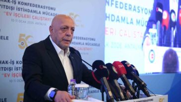 HAK-İŞ Genel Başkanı Mahmut Arslan: ‘Taşeronda tarih yazdık, şimdi sıra ev işçilerinin haklarında’