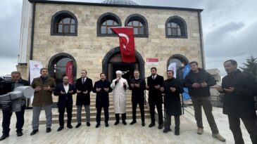 Hatay’da Gazze Şehitleri Camisi İbadete Açıldı
