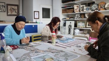 Hataylı Kadınların Mozaiği Avrupa’ya Açıldı