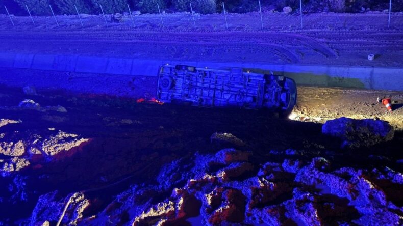 Mersin’de İşçi Servisi Uçuruma Yuvarlandı: 13 Yaralı
