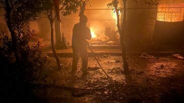 Reyhanlı’da Alevler Evi Sardı, İtfaiye Kediyi Son Anda Kurtardı