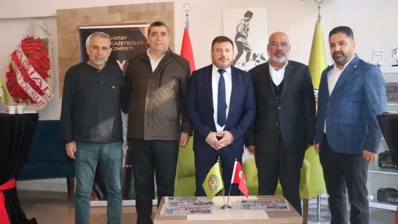HASIAD’dan Hatay Gazeteciler Cemiyeti’ne 10 Ocak Ziyareti