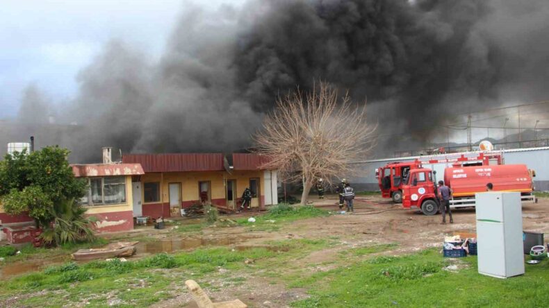 Antalya’da Ekmek Fırını Alev Alev Yandı