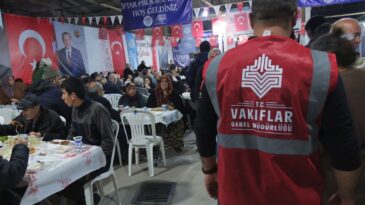 Adana Vakıflar Bölge Müdürlüğü Mersin’de İftar Programı Düzenledi