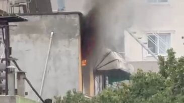 Adana’da Korkutan Ev Yangını