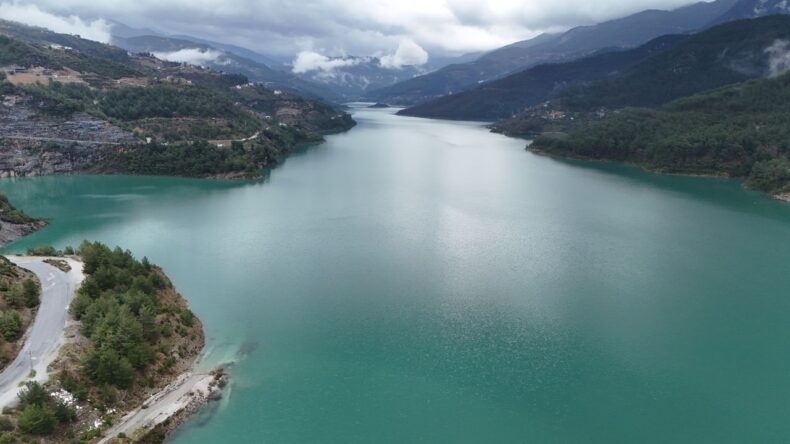 Alanya’da Dim Barajı’ndan Su Tahliyesi Yapıldı